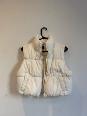 Hm Puffer Vest Jacket - White